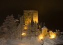 Burg Laudegg im Winter